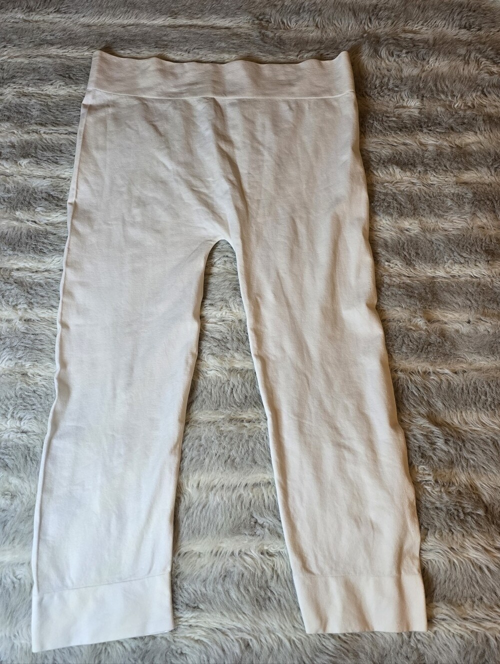 White High-Waist Strech Leggings